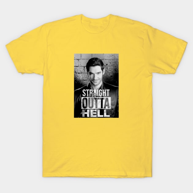 Lucifer Morningstar T-Shirt by juandarsarina